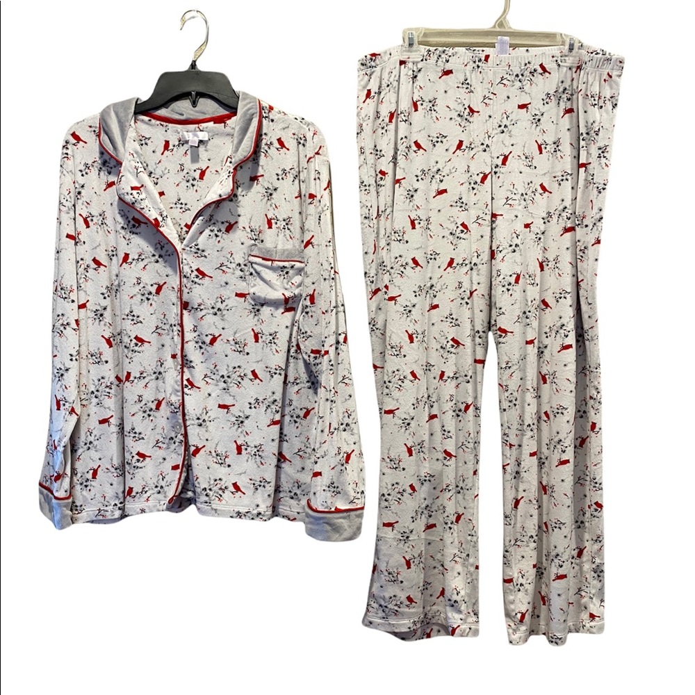 XL Secret Treasures Super Soft Cardinal Pajama Set